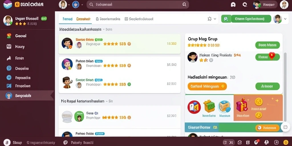 Tampilan awal yang memukau dan menarik perhatian.