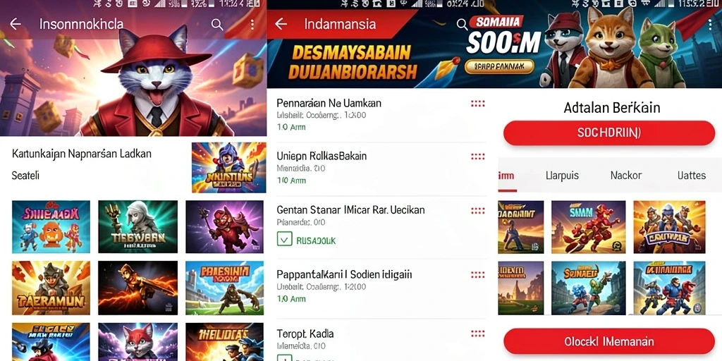 Tampilan antarmuka pengguna yang menarik dan intuitif.