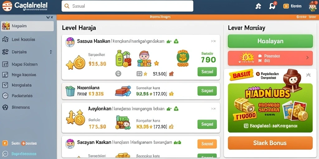 Tampilan antarmuka pengguna yang intuitif dan menarik.