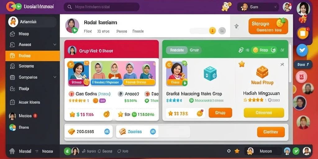 Tampilan mesin slot yang menarik dengan tema beragam.