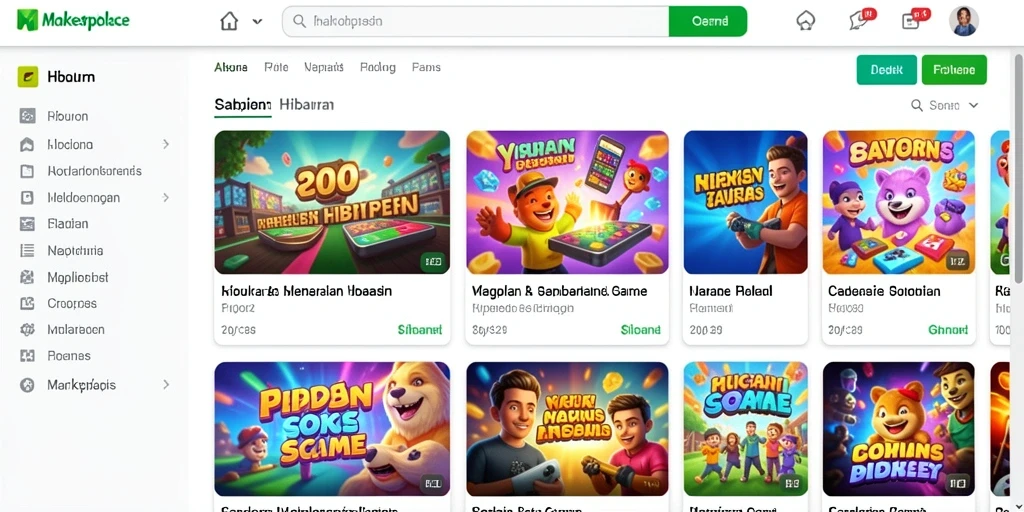 Tampilan karakter utama dengan latar belakang yang indah.