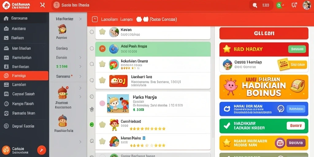 Tampilan awal aplikasi yang menarik dan intuitif.