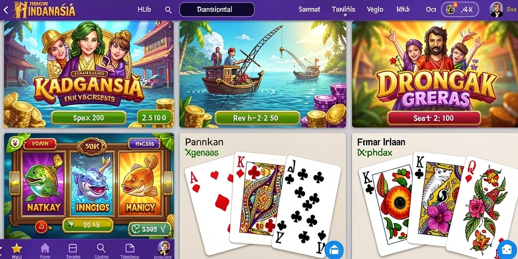 Tampilan awal V21 yang menarik dan penuh warna.